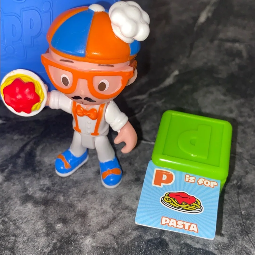 Blippi P Is For Pasta 🍝 Figurine